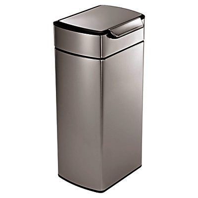 simplehuman Rectangular Touch Bar Bin, 30L simplehuman Rectangular Touch Bar Bin, 30L